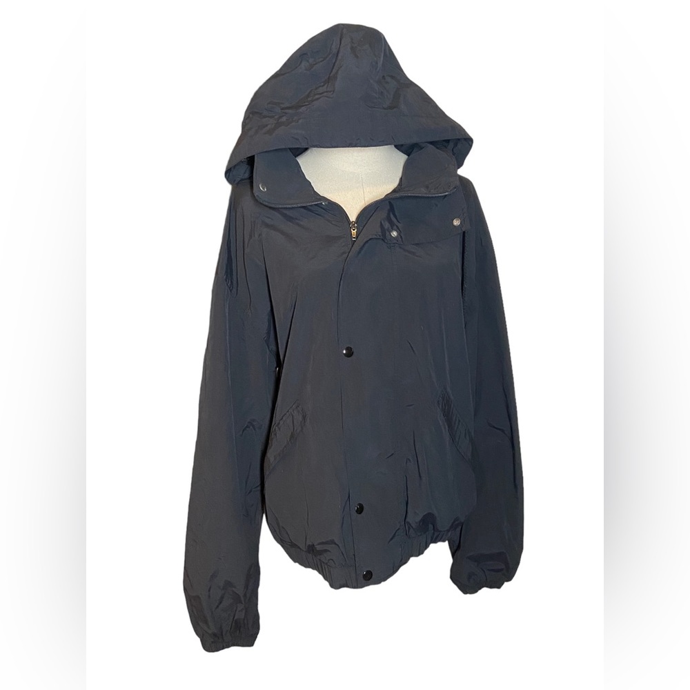 Hytrel DuPont Black Weatherproof Jacket Full Zip Hood Men’s M